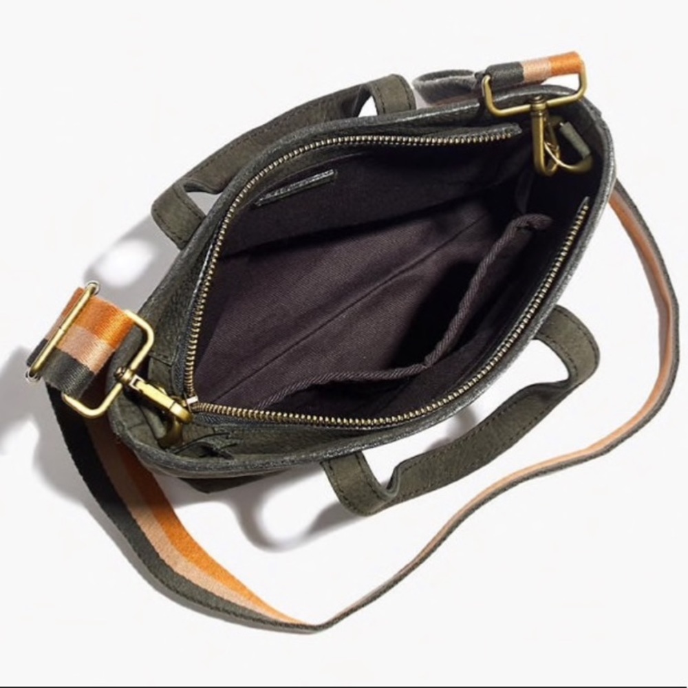 Madewell The Zip-top Transport Crossbody in Nubuck - Picture 2 of 8